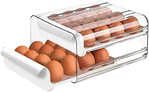 Egg Organizer Container for Refrigerator
