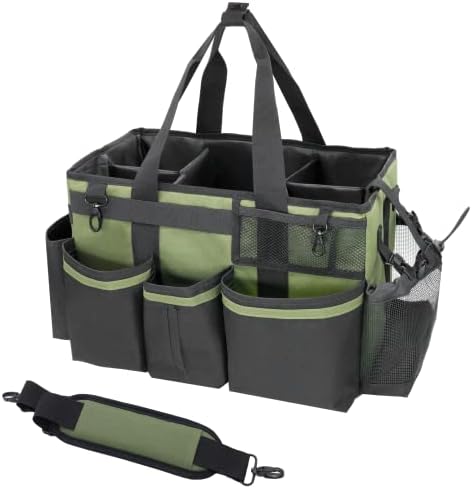 SCAVATA Wearable Cleaning Caddy Organizer, Green