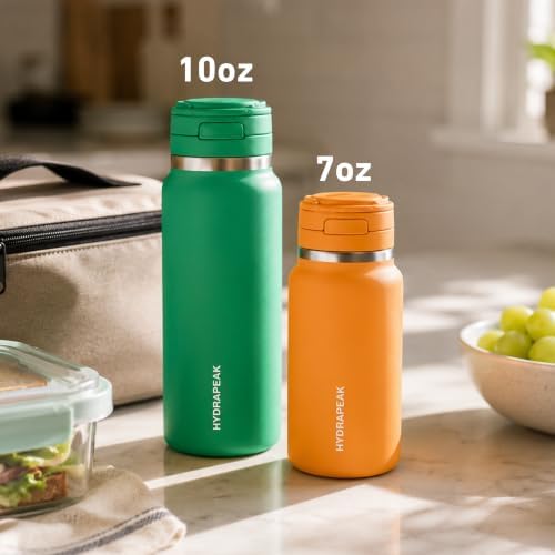 Hydrapeak 7oz Micro Tumbler, Insulated Stainless Steel Cup with Flip
