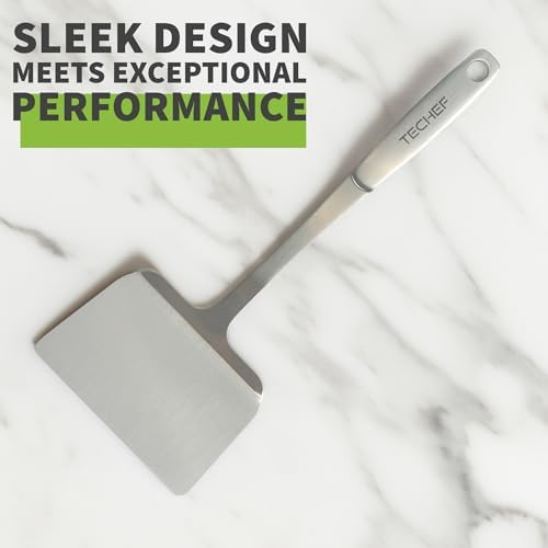 TECHEF - ChefCore 304 Stainless Steel Solid Turner Spatula with