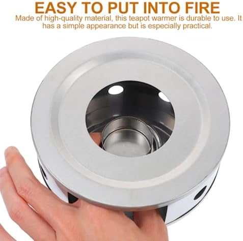 Samlee Stainless Steel Teapot Warmer with Candle Holder - Keep Your