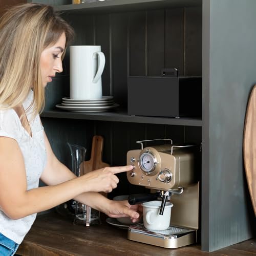 Acrylic Coffee Filter Holder with Lid, Coffee Filter Storage Box for