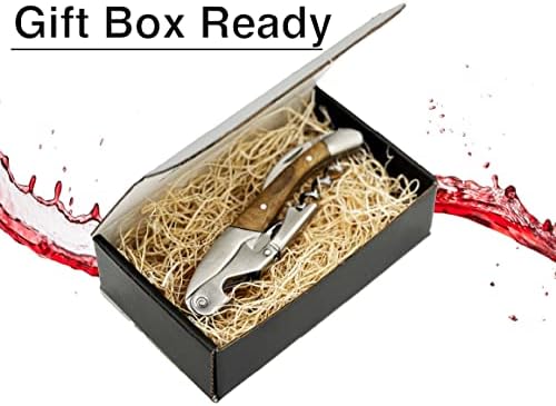 The Wine Chic Premium Professional Corkscrew Wine Opener with Elegant
