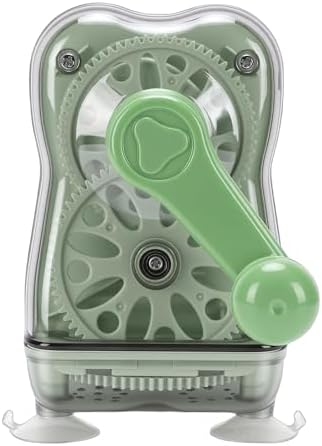 POCREATION Manual Fruit Peeler Corer Slicer, Hand Crank ABS Tool