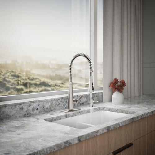KOHLER K-R22745-SD-VS Kitchen Faucet, Vibrant Stainless