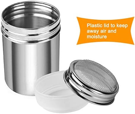 Accmor 6oz Powdered Sugar Shaker, 2 Pack