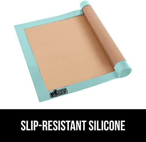 GORILLA GRIP Nonstick Silicone Baking Mats, 2PK, Half Sheet
