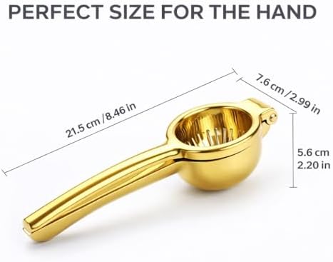 Gold 304 Stainless Steel Lemon Squeezer