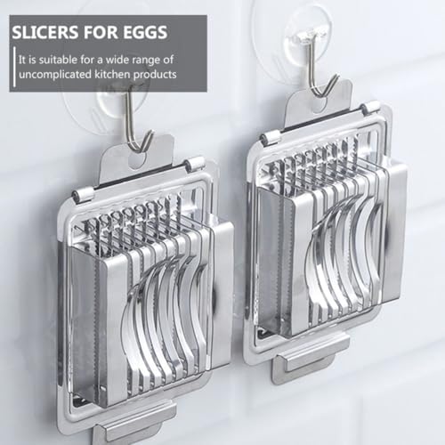 Stainless Steel Egg Slicer with 8 Wires for Tomato Slices