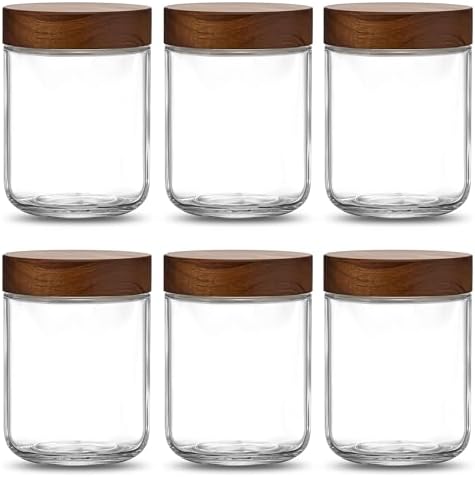 Danmu 16 oz Overnight Oats Containers with Lids, 4 Pack