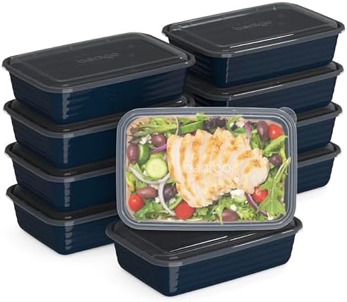 Bentgo Prep - 20-Piece 1-Compartment Reusable Meal Prep Containers