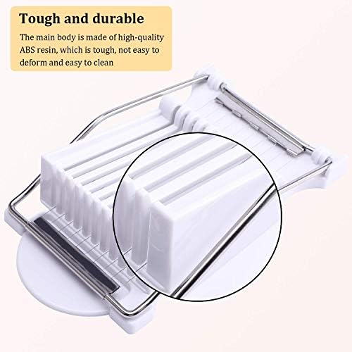 Stainless Steel Luncheon Meat & Egg Slicer, 10 Slices