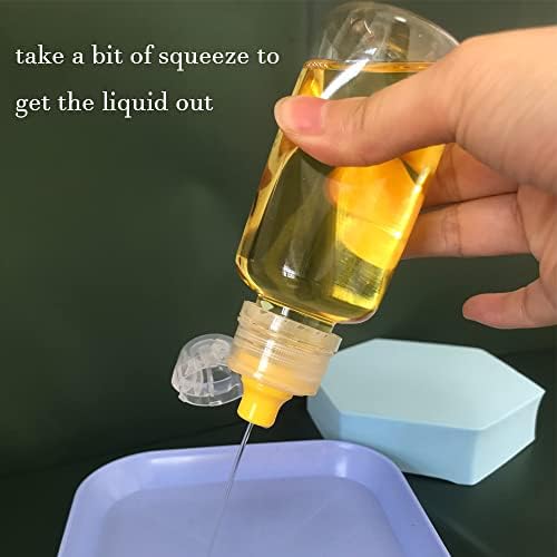 4pcs Mini Honey Squeeze Bottle Refillable Condiment Container