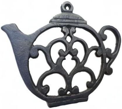 Teapot Cast Iron Trivet for Hot Pots & Kitchen & Dining Table, Gift