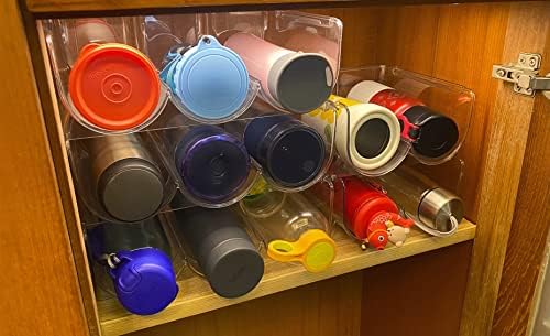 Set of 4 Refrigerator Wine Rack, Cabinet Water Bottles Storage