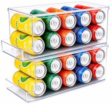 N'SAMBA 2-Pack Stackable Soda Can Organizer, 12 Oz