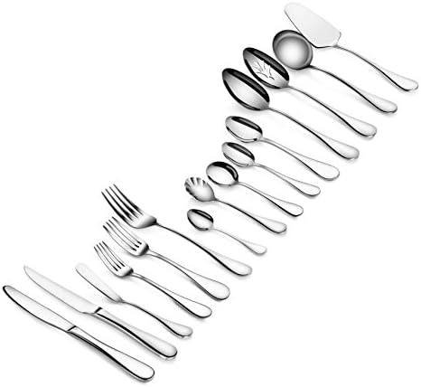 Artaste 56457 Rain 18/10 Stainless Steel 103-Piece Flatware Set
