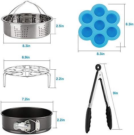 Accessories Set for Instant Pot 6 Qt 8 Quart