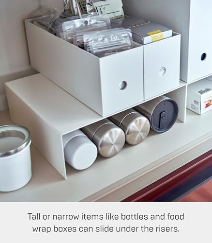 YAMAZAKI Home Tower Steel Under Cabinet Bottom Shelf Storage