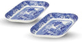 Spode Blue Italian Pickle Dishes, Set of 2 - Countryside & Scroll