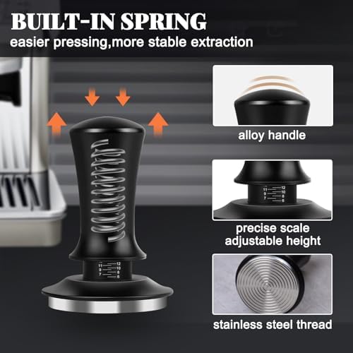 Espresso Accessories Kit 51mm, Espresso Tamper, WDT Tool, Espresso