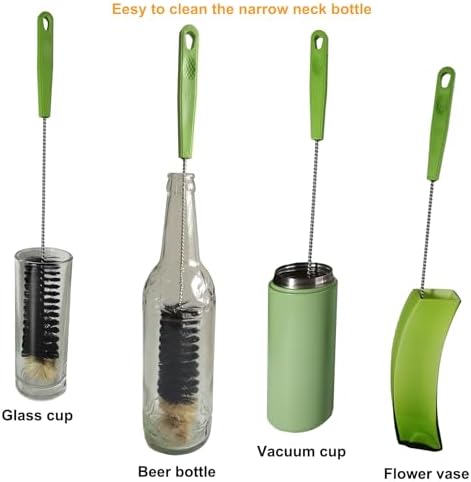 2 Pack 16" Bottle Brush, Dokpod Long Handle Cleaning Brushes for Long
