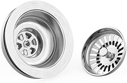 KONE Sink Drain Assembly, 3-1/2 Inch, Stainless Steel