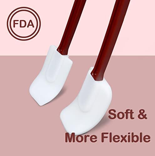 16.5 INCH Silicone Spatulas Heat Resistant Heavy Duty Rubber Spatulas
