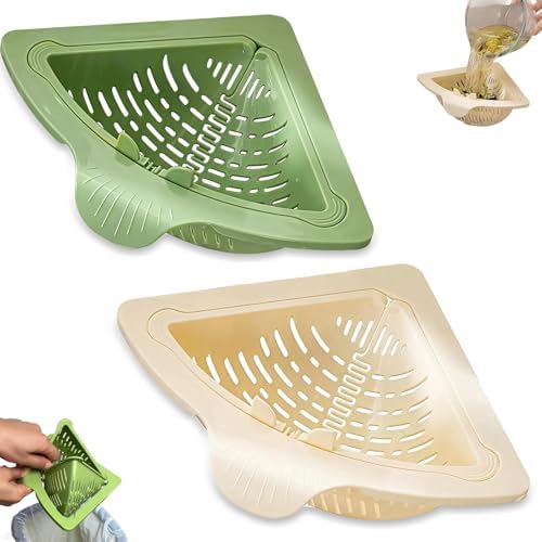 Magnetic Triangle Sink Strainer Basket, Straight 90° Corners