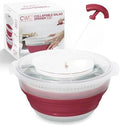 COOK WITH COLOR Collapsible Salad Spinner - 4 QT Space Saving Lettuce