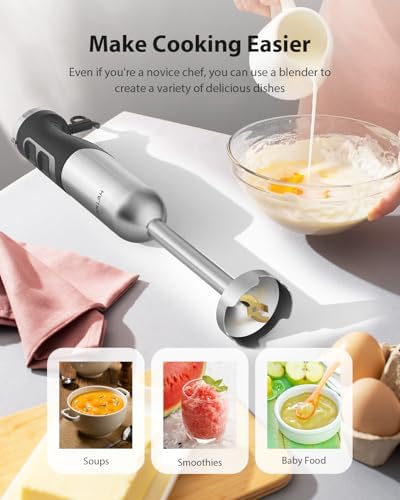 1000W Powerful Immersion Blender Handheld, 2026 New Update Hand