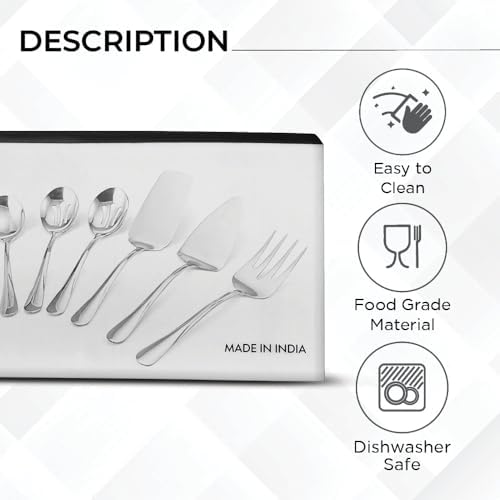 Avador® Premium Set of 8 Stainless Steel Hostess Serving Unitensil