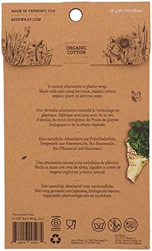 Bees Wrap Large Wax Cloth Food Wrap, 1 EA