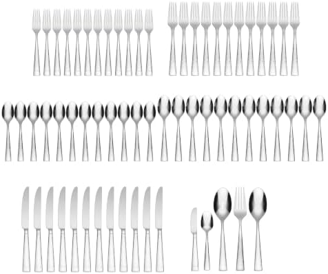 Oneida Sambre 65-Piece 18/10 Silverware Set for 12, Flatware