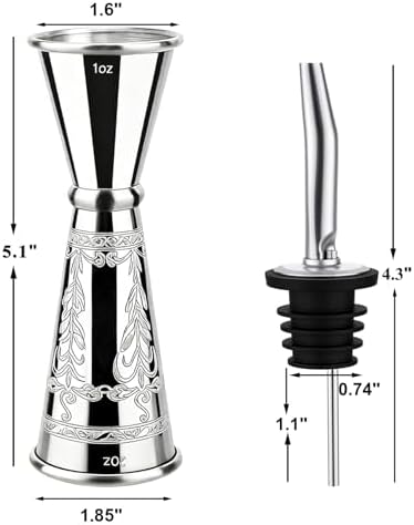 Pafusen Jigger for Bartending, Japanese Professional Cocktail Jiggers