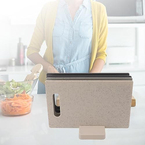 4 Piece Color Coded Chopping Board Set Food Grade Plastic Cutting Mats