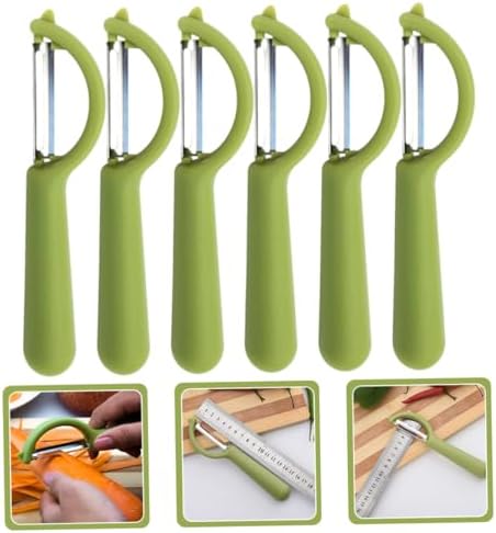 6pcs Stainless Steel Peeler Set for Fruits and Vegetables Kitchen