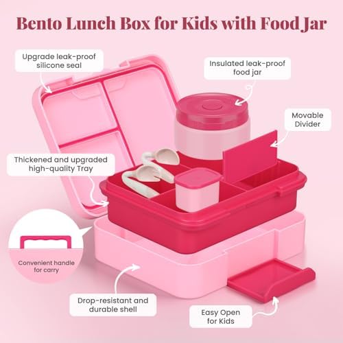 HWONMTE Bento Lunch Box Set with Soup Thermo