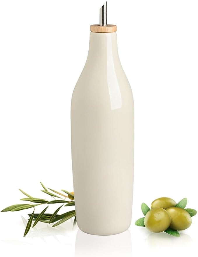Sweejar Matte Ceramic Olive Oil Dispenser Bottle by Sweejarco1949
