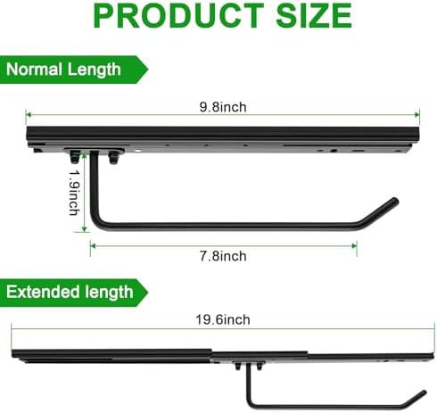 2 Packs Telescoping Slides Tumbler Lid Organizer Inside Cabinet, Muti