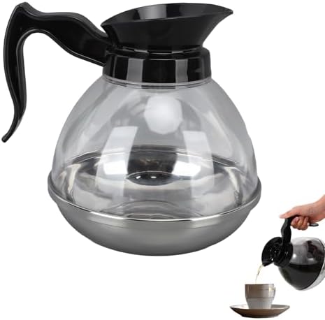 Coffee Carafe,12 Cup Coffee Maker Replacement Coffee Carafe1.2qt Abs