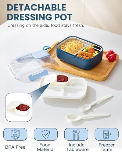 Lille Home 750ml/25oz Meal Prep Lunch Box Stainless Steel Bento Box