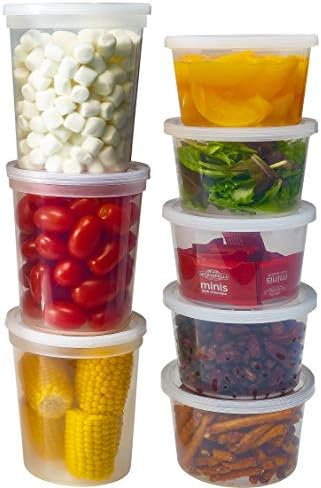 DuraHome Deli Containers with Lids for Food Storage Leakproof