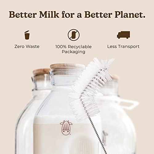 Almond Cow - Milk Jug Brushes for Cleaning, Premium Cleaner With