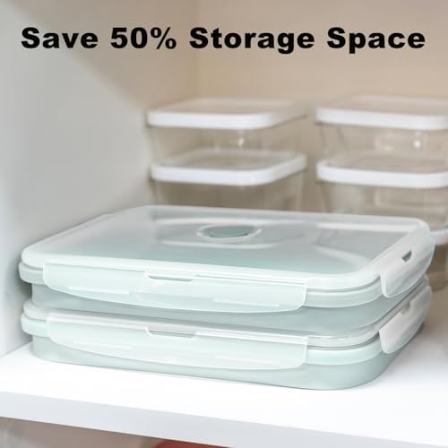 Extra Large Collapsible Silicone Food Storage Containers