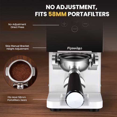 Automatic Espresso Tamper for 58mm Portafilters, Touch Control