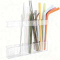 Acrylic Straw Holder for Cabinet Door - Child-Safe Organizer &