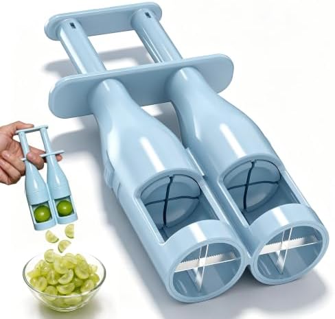 Double Barrel Grape Cutter for Toddlers