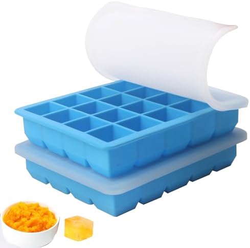 1 Tbsp Silicone Freezer Molds - Perfect for Storing Garlic, Ginger