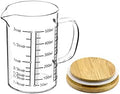 QWORK Glass Measuring Cup, 500ML (18 Oz, 2 Cup), High Borosilicate